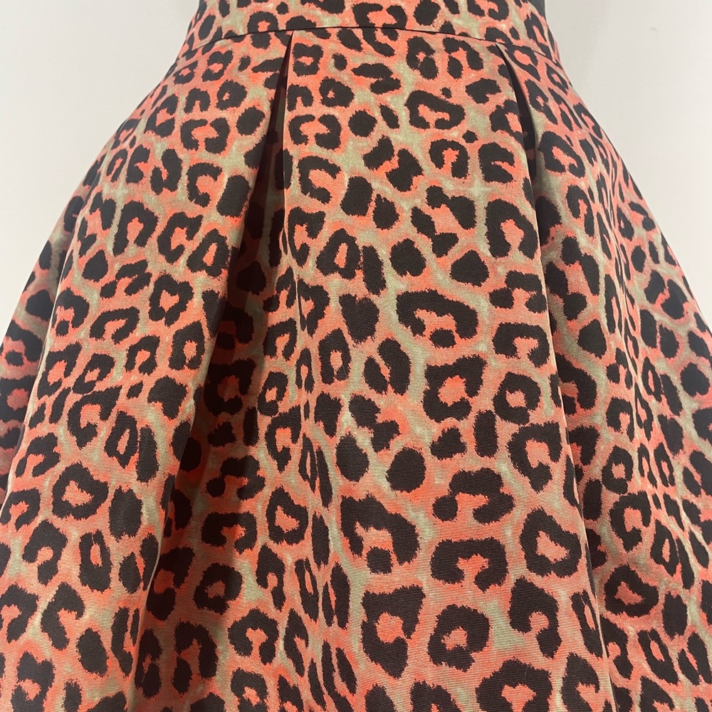 Leopard print, Pink, Black, Grey, Pleated, ruffle, skirt with slip & tulle,Large - Picture 9 of 10
